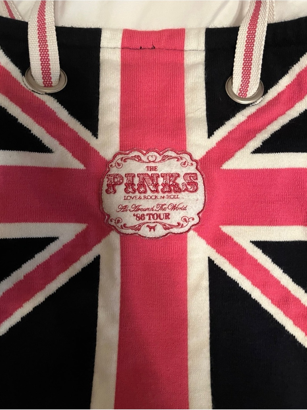 Victoria’s Secret Pink Union Jack Tote - Y2K Vintage